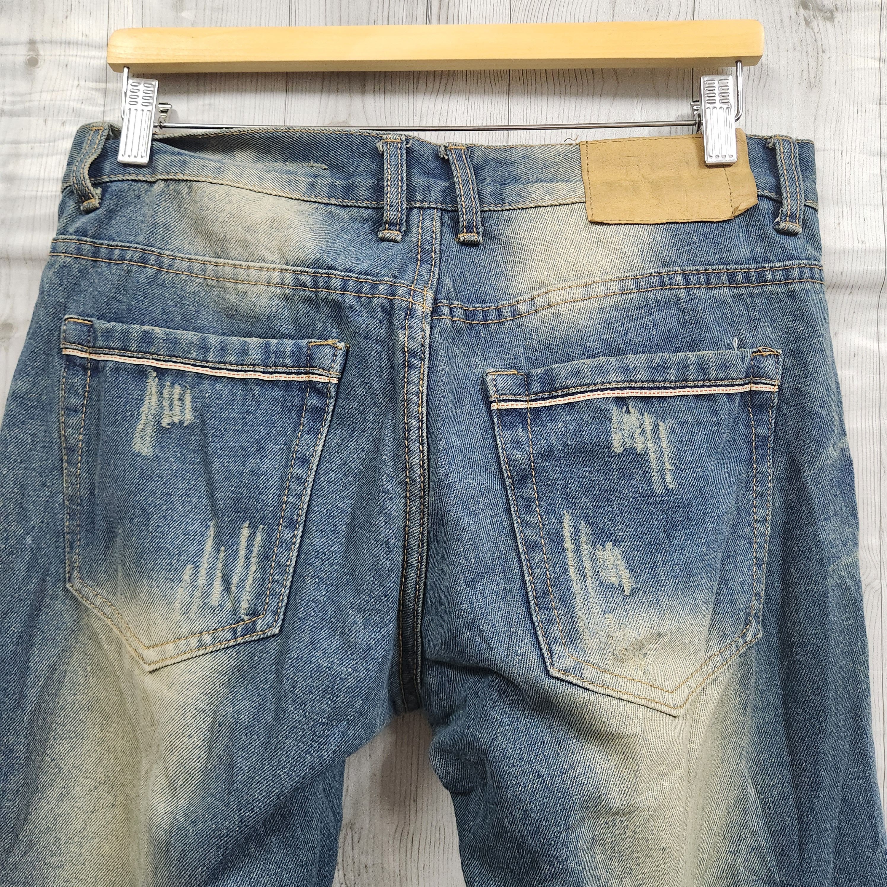 Japan Blue - Acid Wash Blue Japan Denim Straight Cut Jeans - 10