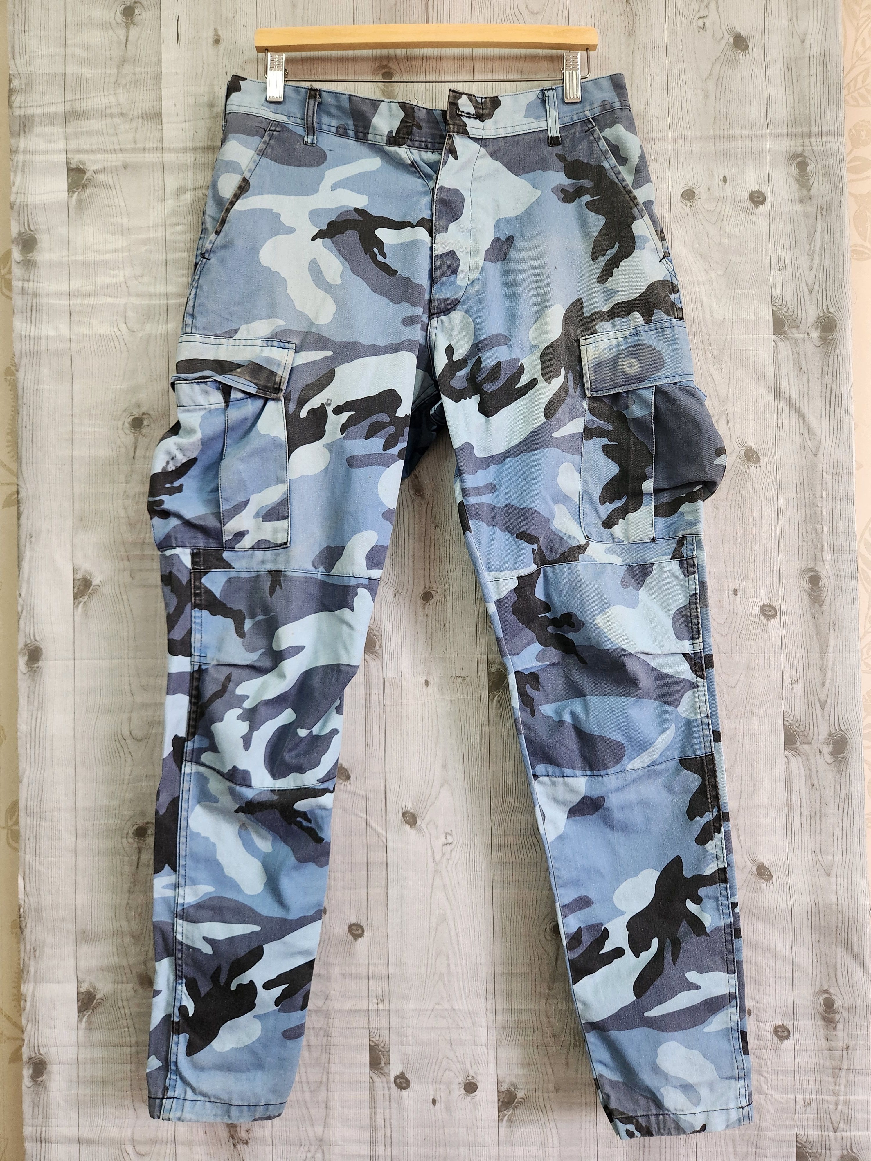 Camouflage Cargo Pants Multipockets Japanese Brand - 1