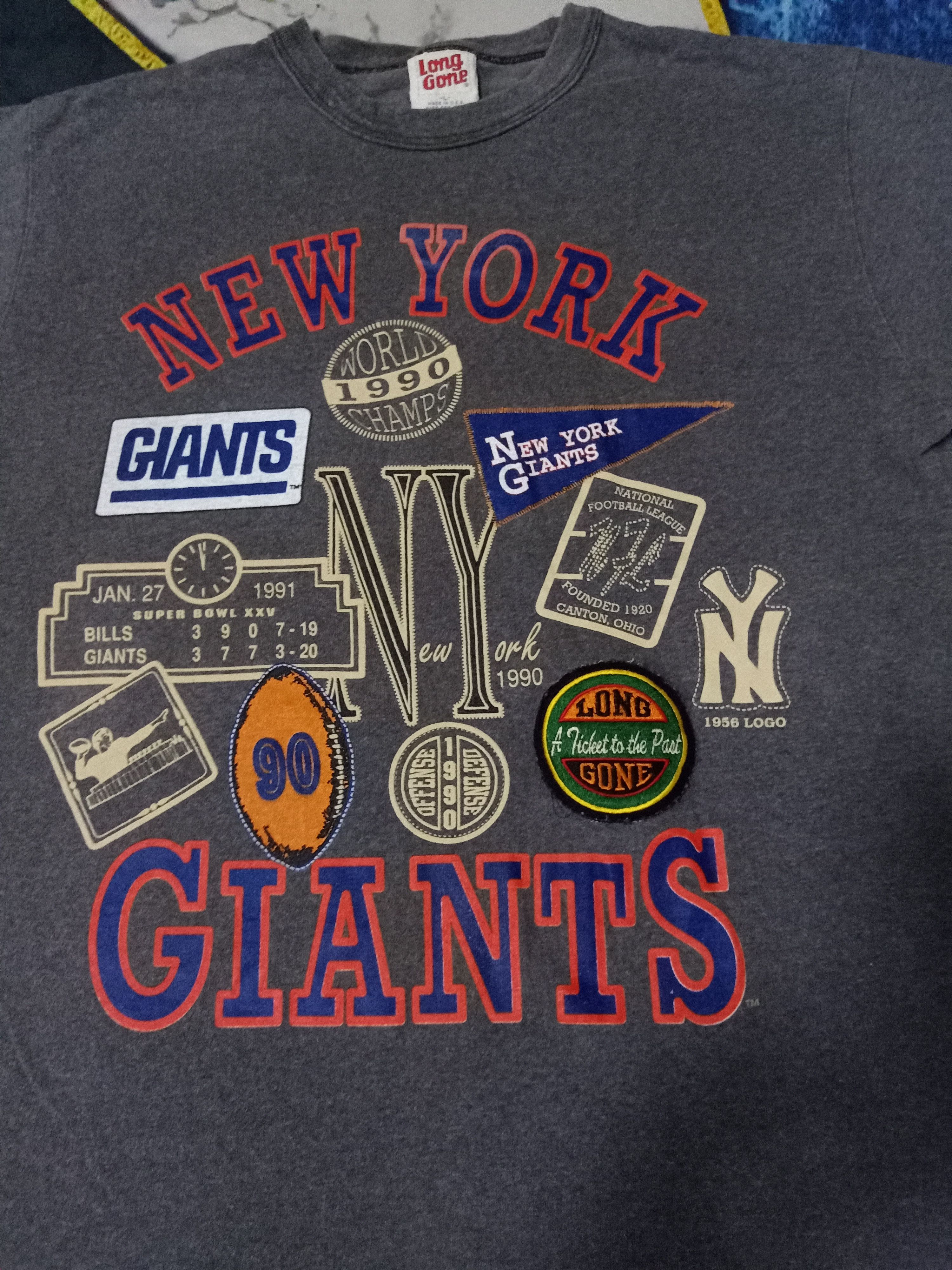 Vintage - New York Giants Long Gone single stitch tee - 2