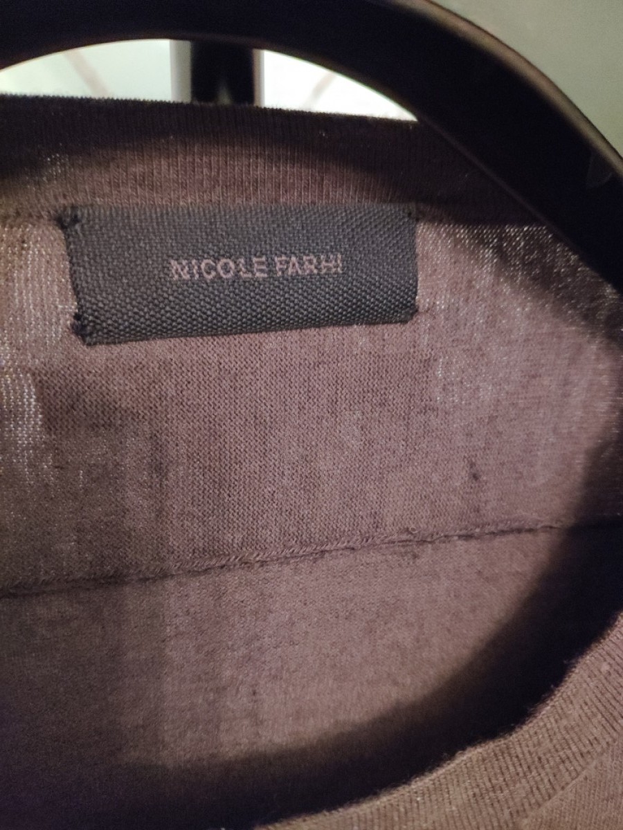 Nicole Farhi - Wool sweater.Like Saint Laurent or Dior sweaters - 5