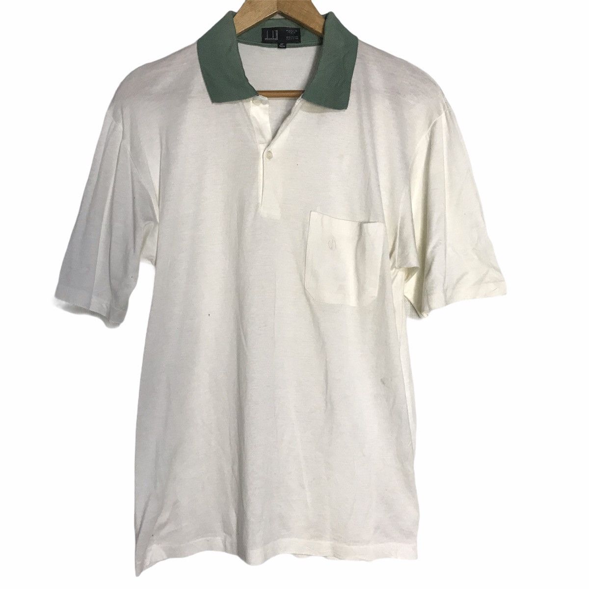 Vintage dunhill polo shirt made in italy - 1