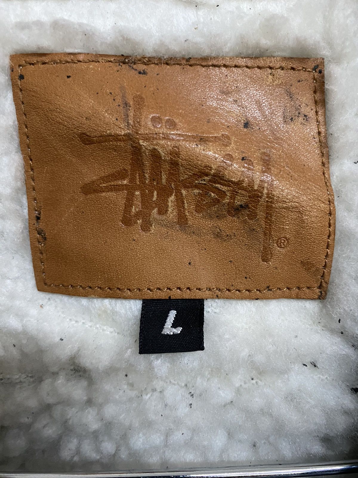 Vintage Stussy Sherpa Denim Jacket - 8