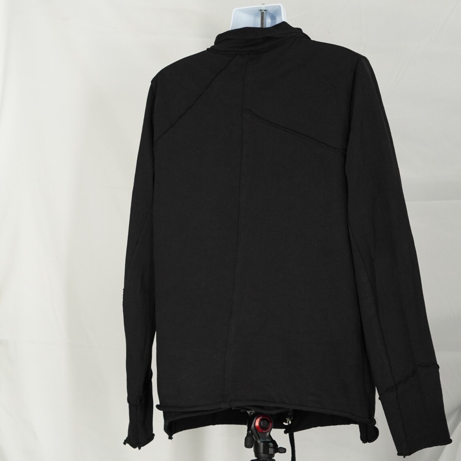 Thom Krom - Thom Krom Casual Black Zip Jacket Raw Zipper Style - 6