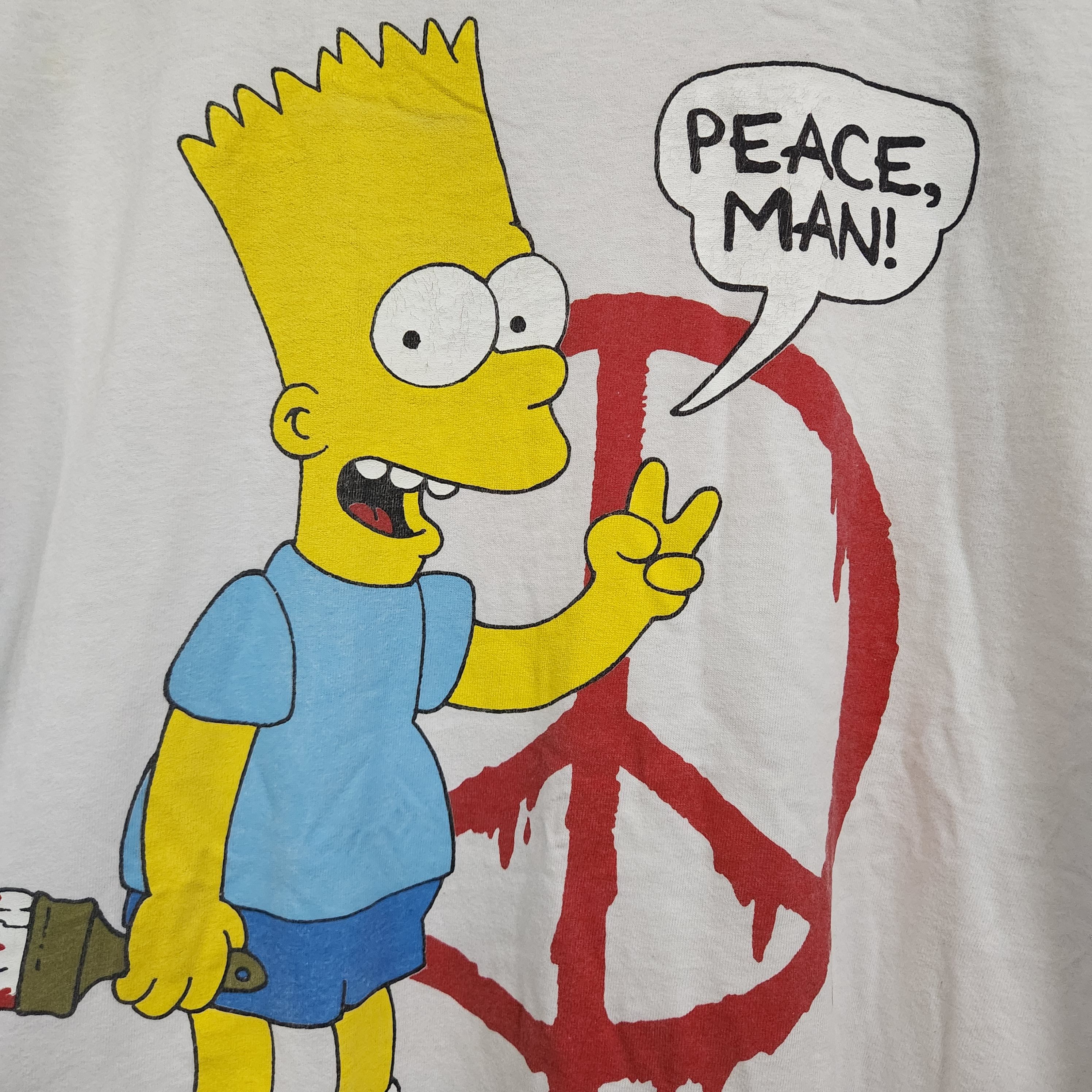 Vintage Bart Simpson Matt Groening TShirt Single Stitches - 13