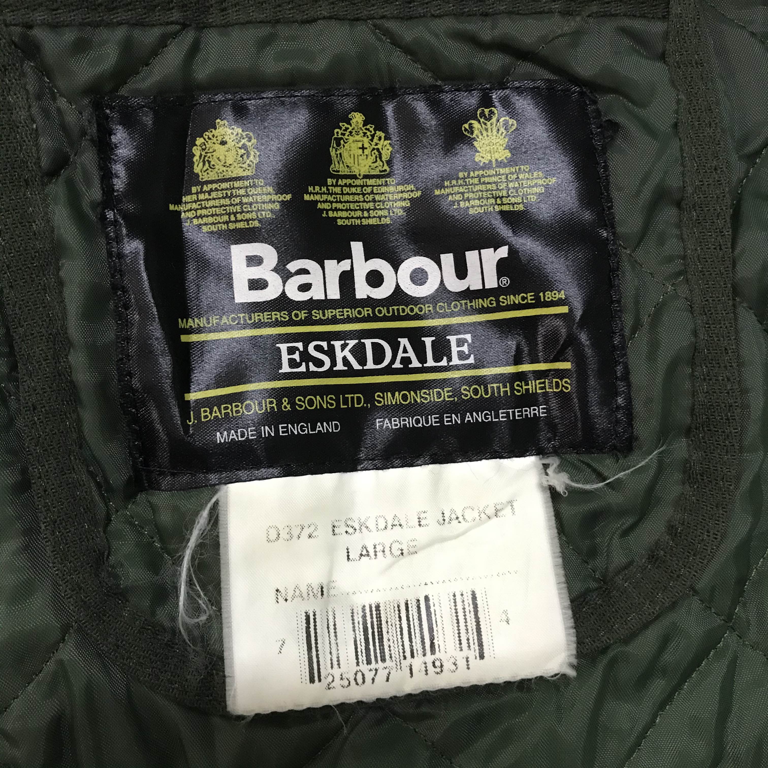 Barbour Eskdale Quilted Jacket Made in London - 7