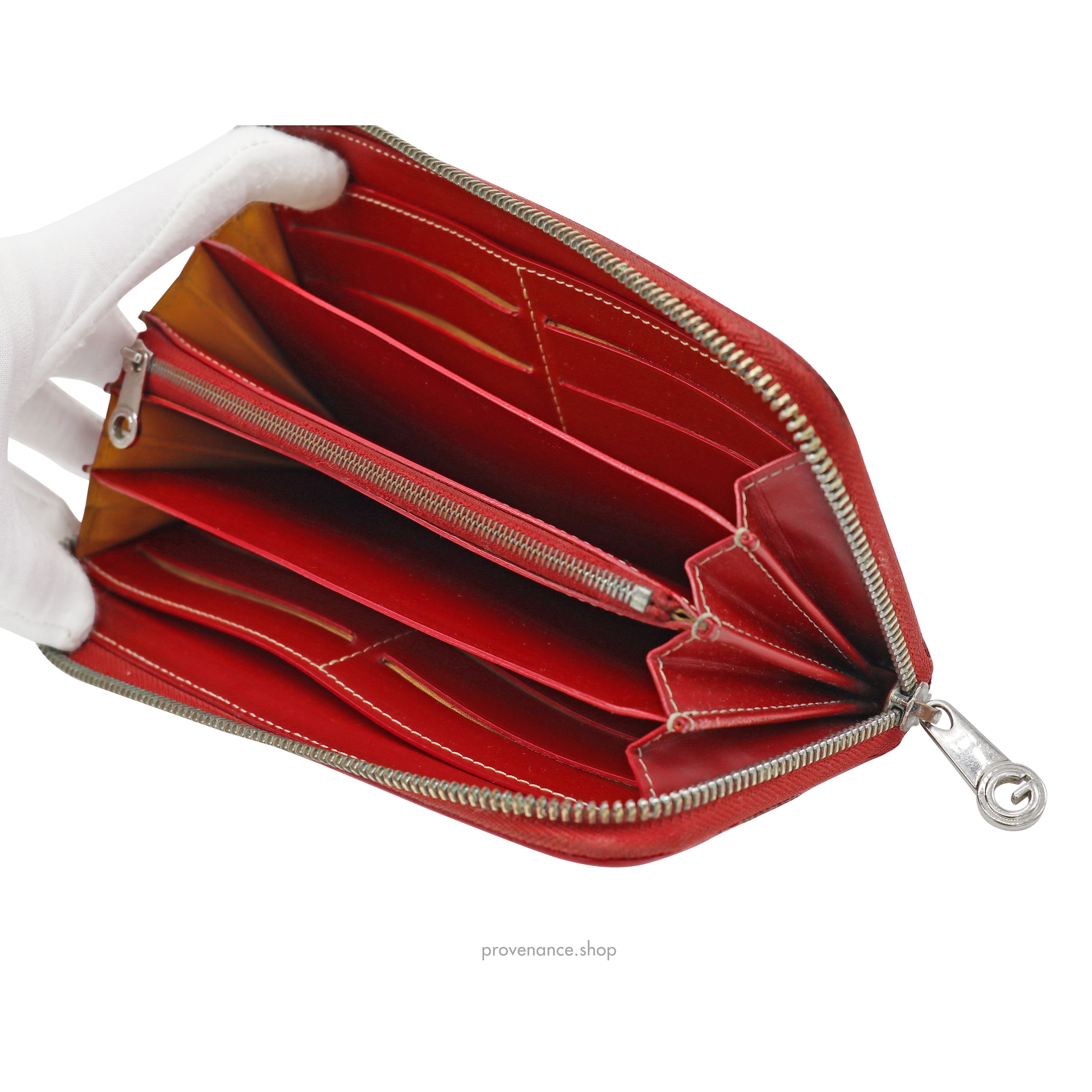 Matignon Long Wallet - Red Goyardine - 10