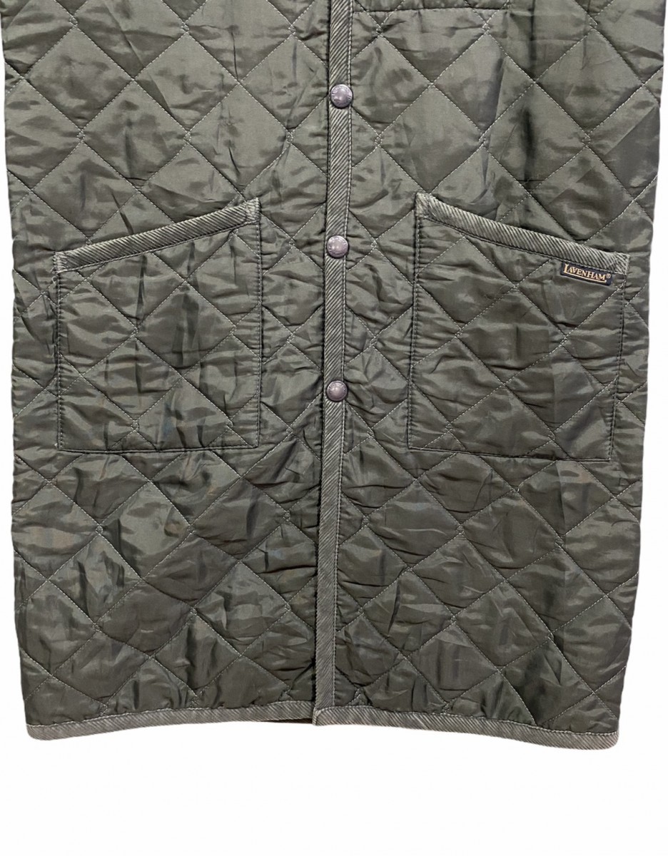 Lavenham - Suffolk Quilted Slim Fit Jacket Detachable Hood - 2