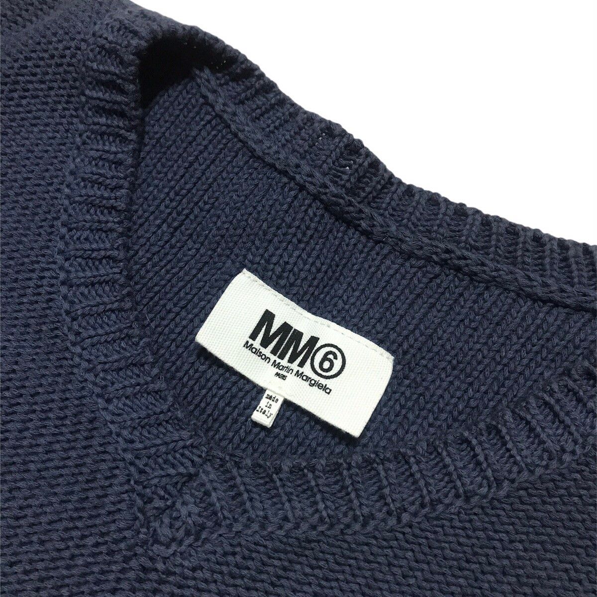 MM6 Maison Martin Margiela Cropped Knit Sweatshirt - 2