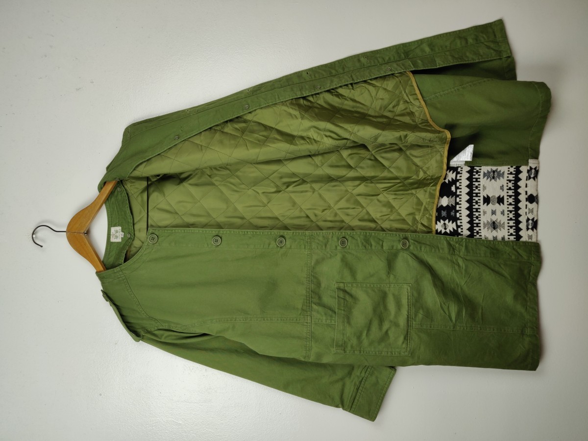 Japanese Brand -  Final Drop!  Titicaca Japan Green Long Coat Jacket - 8