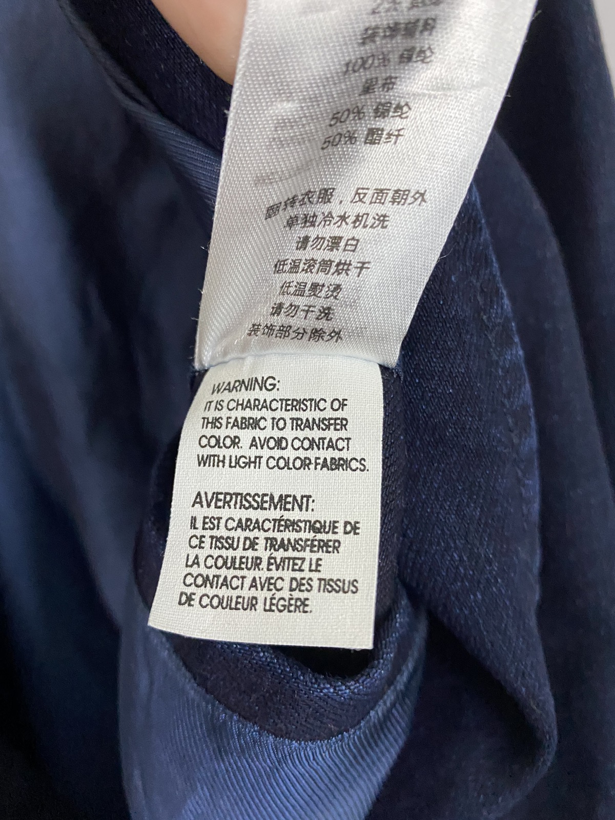 Indigo - Armani Exchange Suit Jacket Indigo Design Nice Button - 8