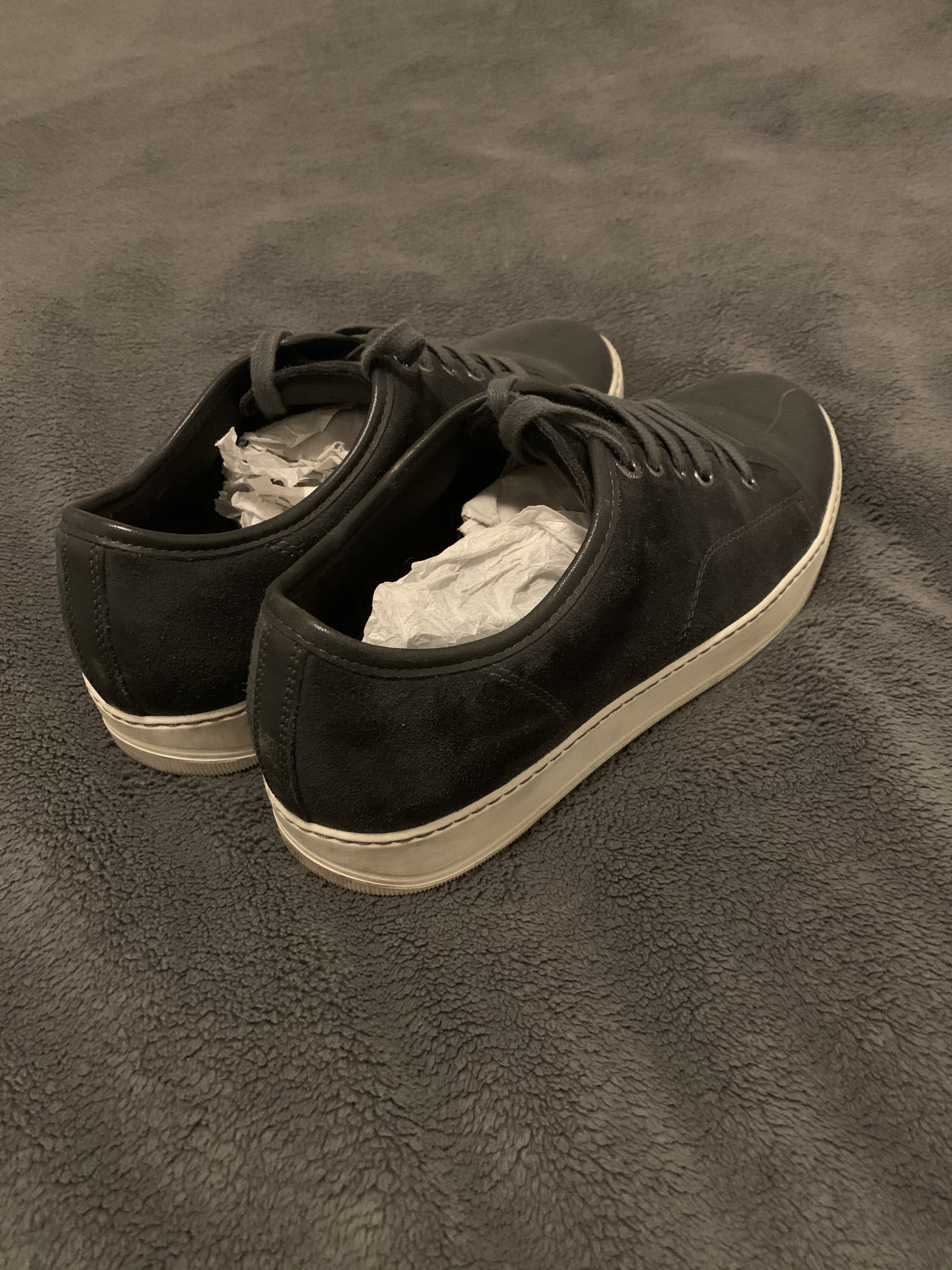 Cap toe patent leather sneaker - 2