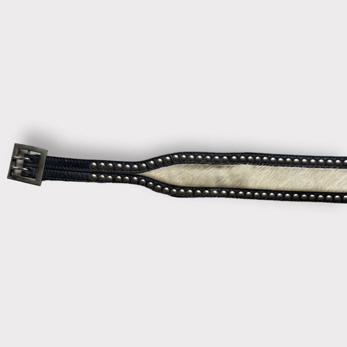 Hysteric Glamour Studded Pony Hair Belt - 4