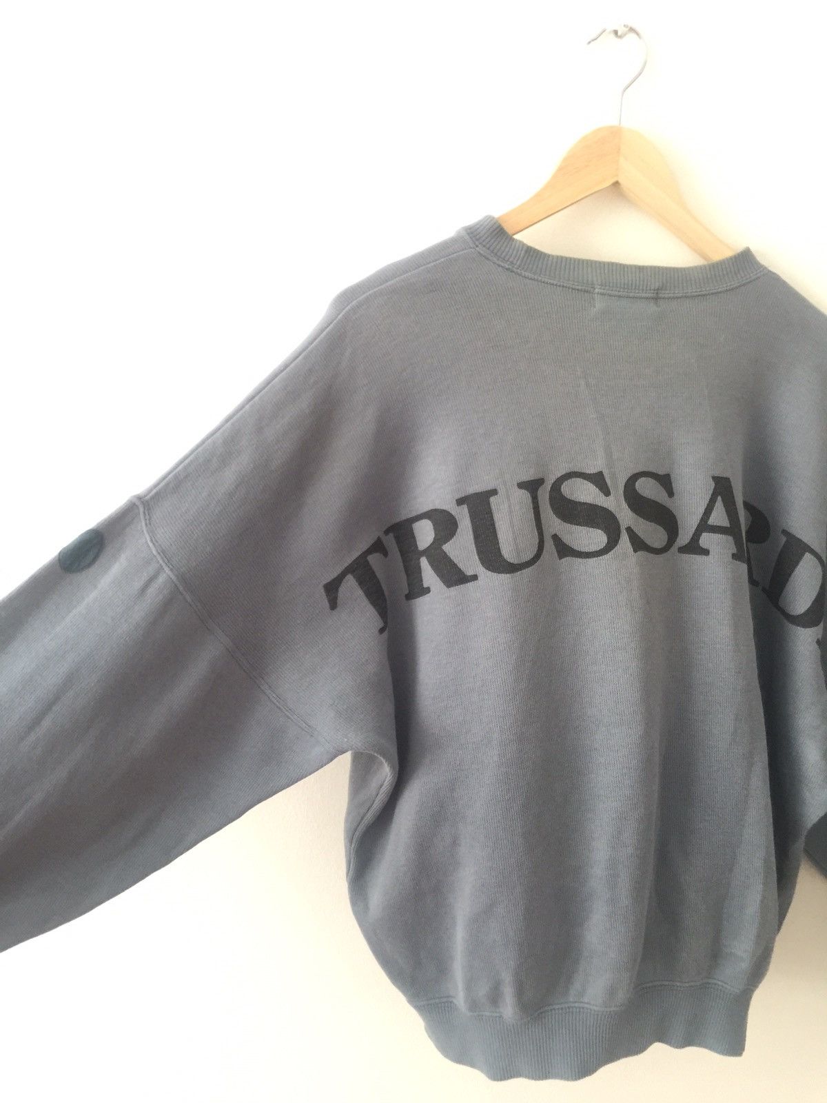 Vintage - Trussardi Big Logo Sweatshirts 26x25 - 2