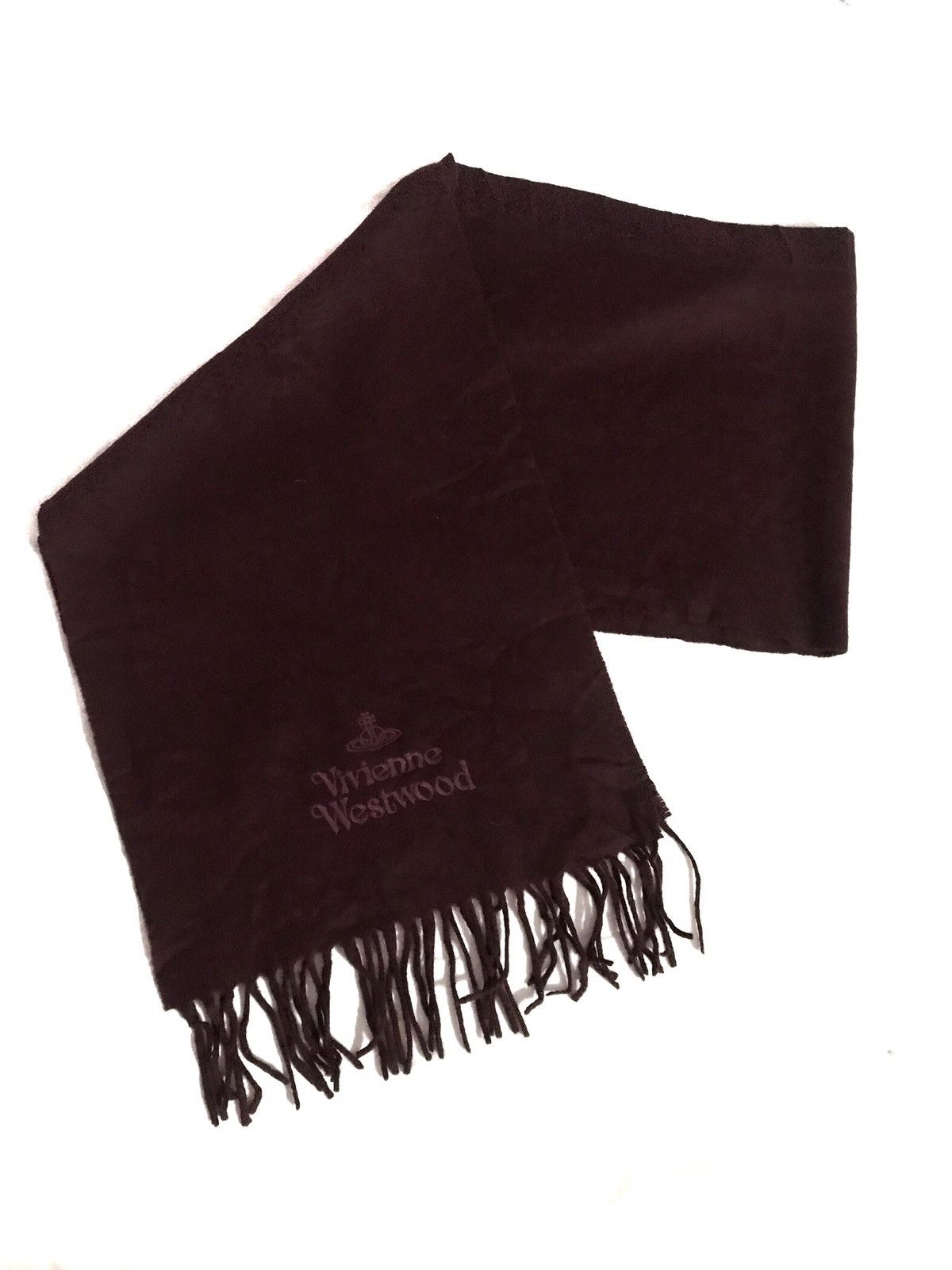 Vivienne Westwood Wool Scarf Muffler Made in Italy - 2