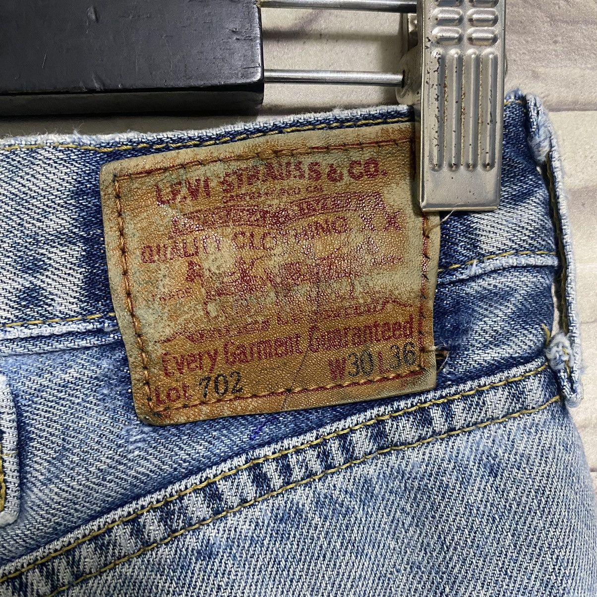 Vintage Levis 702XX Big E Denim Selvedge Jeans - 16