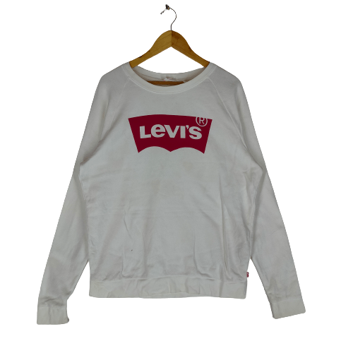 LEVIS Big Spellout Logo Pullover Raptees Sweatshirt - 1