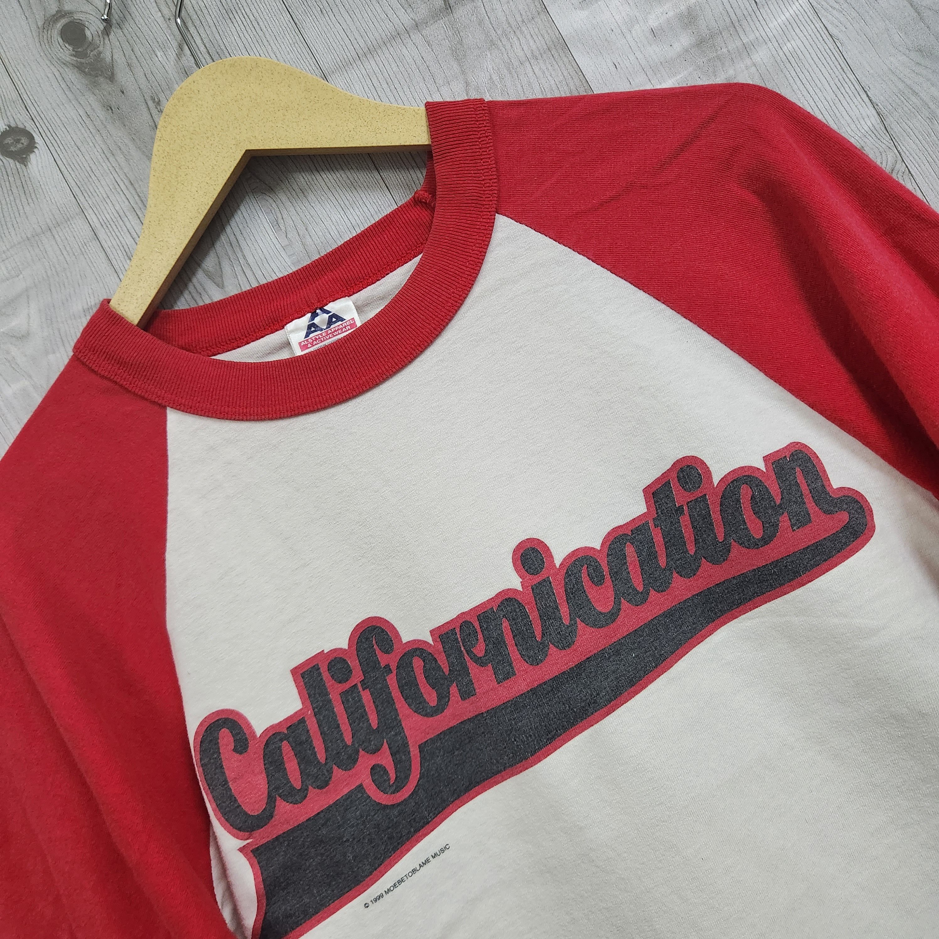 Vintage Red Hot Chili Peppers Californication Raglan 1999 - 2