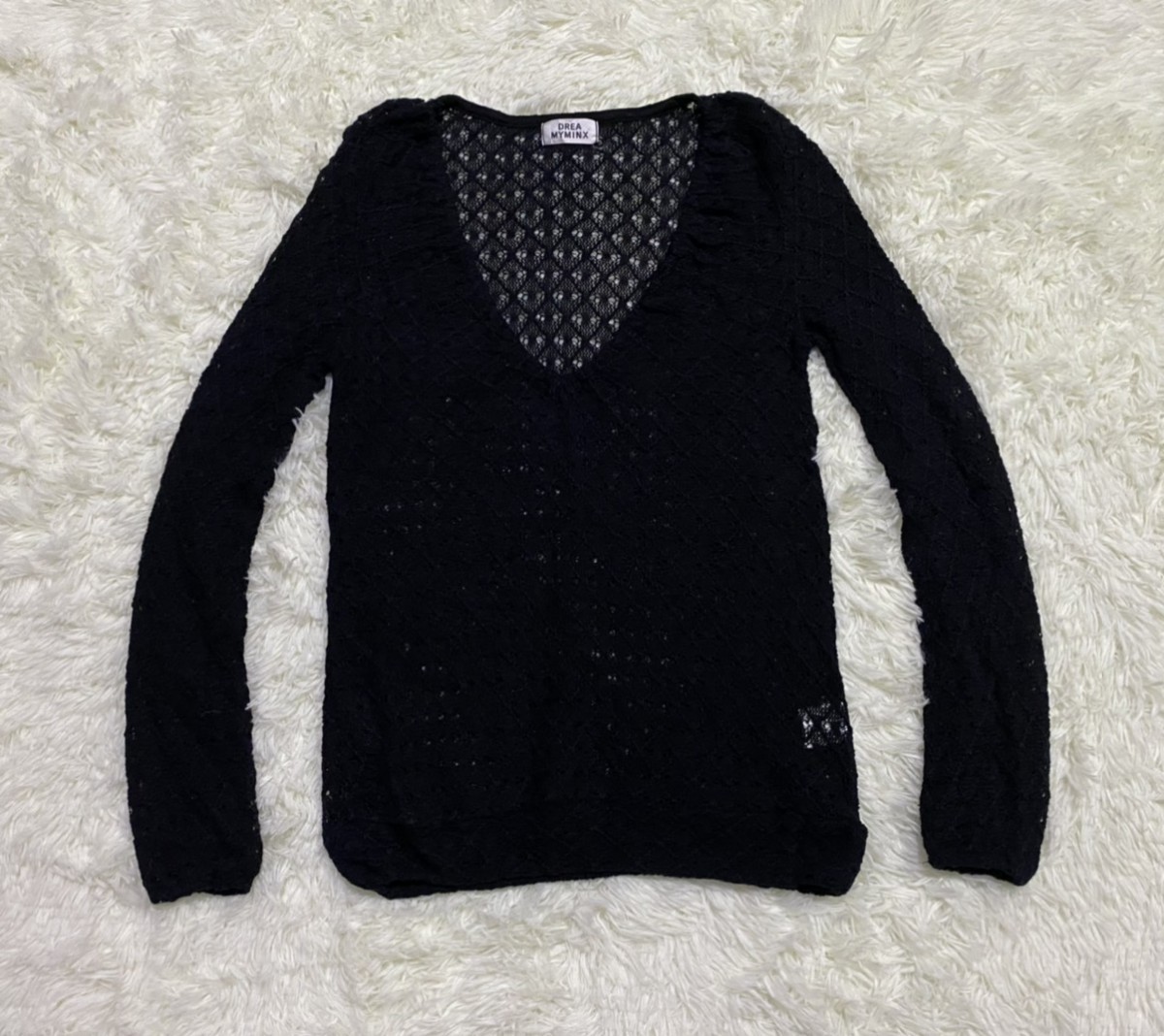 Japanese Brand - Drea Myminx Crochet Sweater Pullover - 3