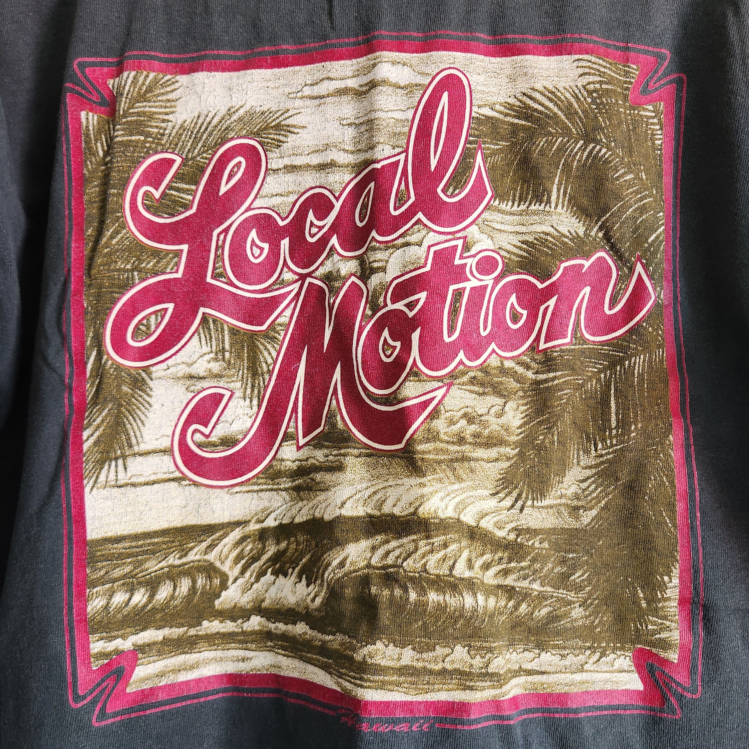 Vintage Local Motion Hawaii Big Printed Back - 9