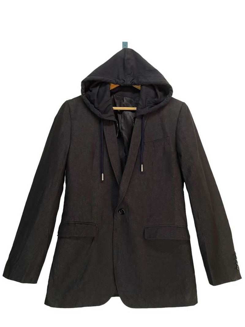 Designer × Dolce & Gabbana - Stunning ‼️ Dolce & Gabbana Denim Blazer Jacket With Hoodie - 1