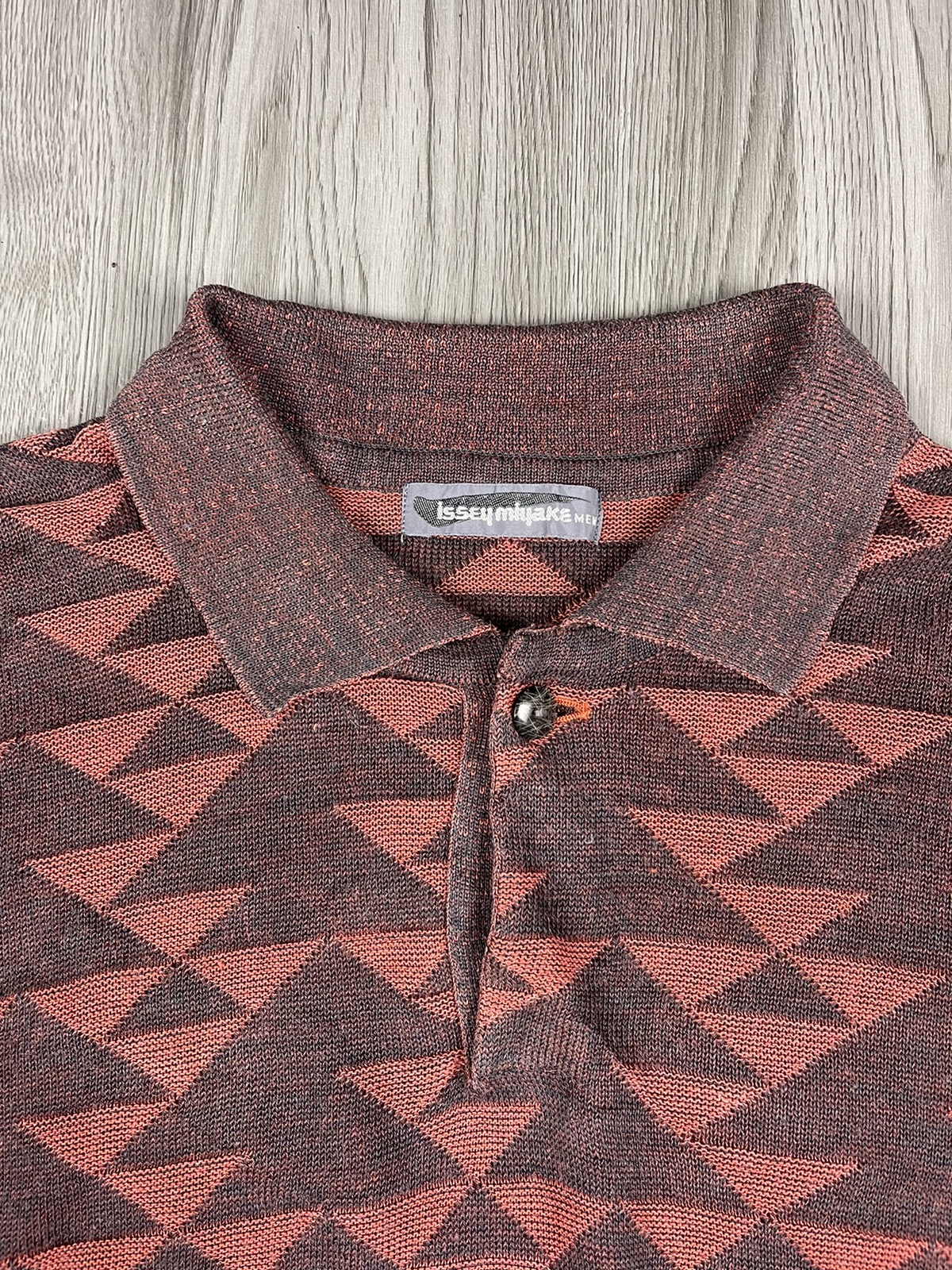 Vintage - Vintage Issey Miyake knitted Men Polos jumper shirt - 3