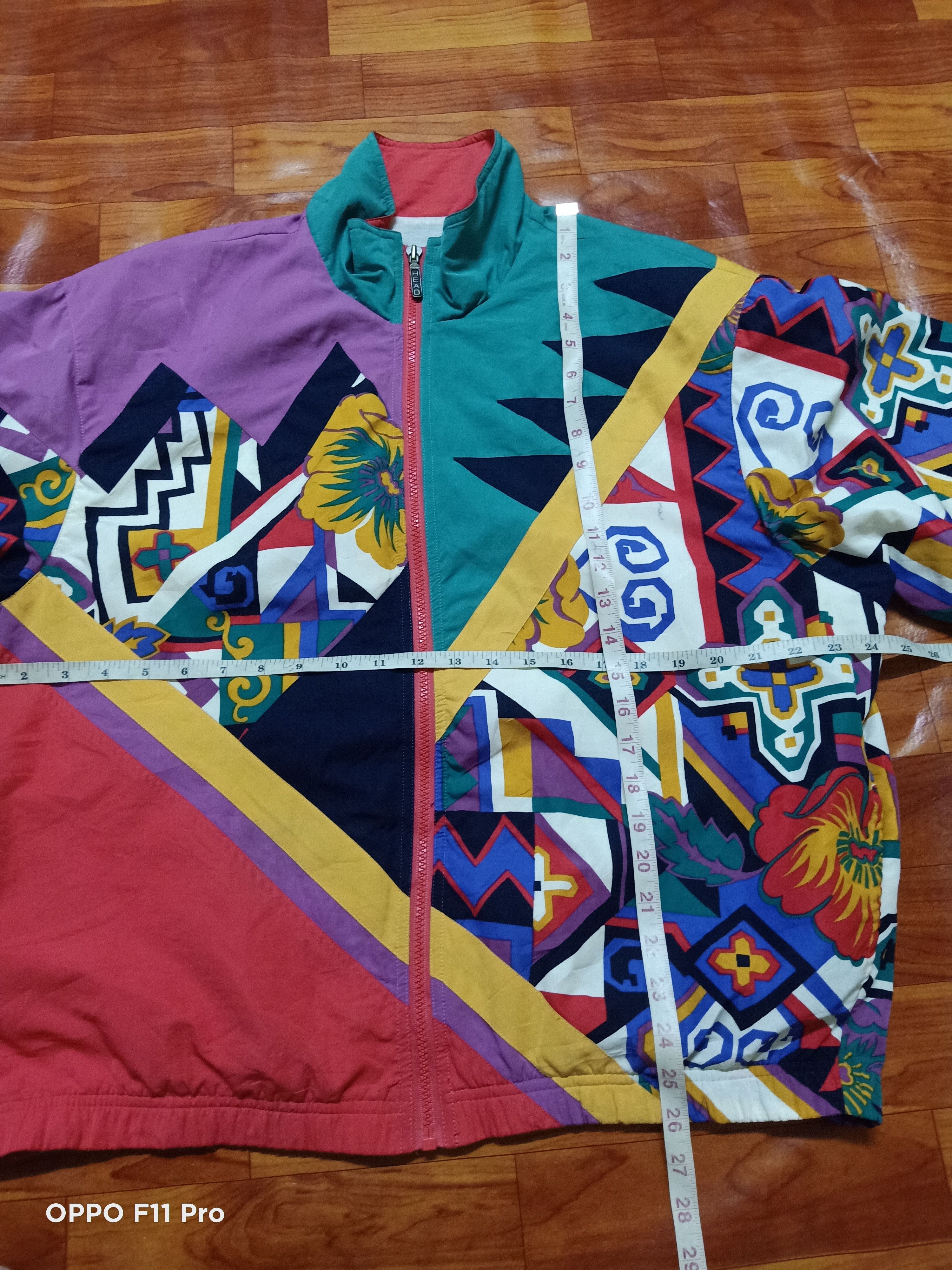 Japanese Brand - Vtg Head Multicolor Funky Jacket - 4