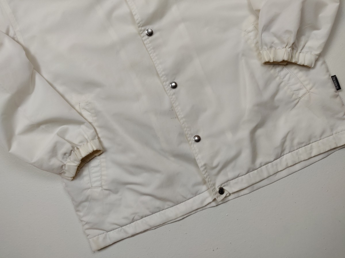 Rock Solid White Coach Jacket Outerwear - 3