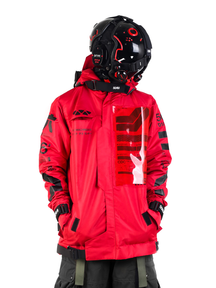 MACHINE56™ M56®BD7-V2/RD RED PARKA  ./©2020_ ブラック・デス・ランナー - 4