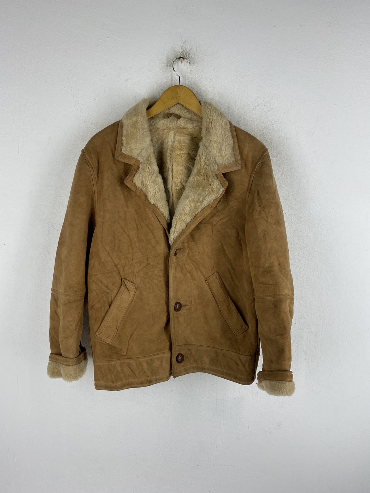 Vintage Schott Sherpha Coat Fur Lining - 1