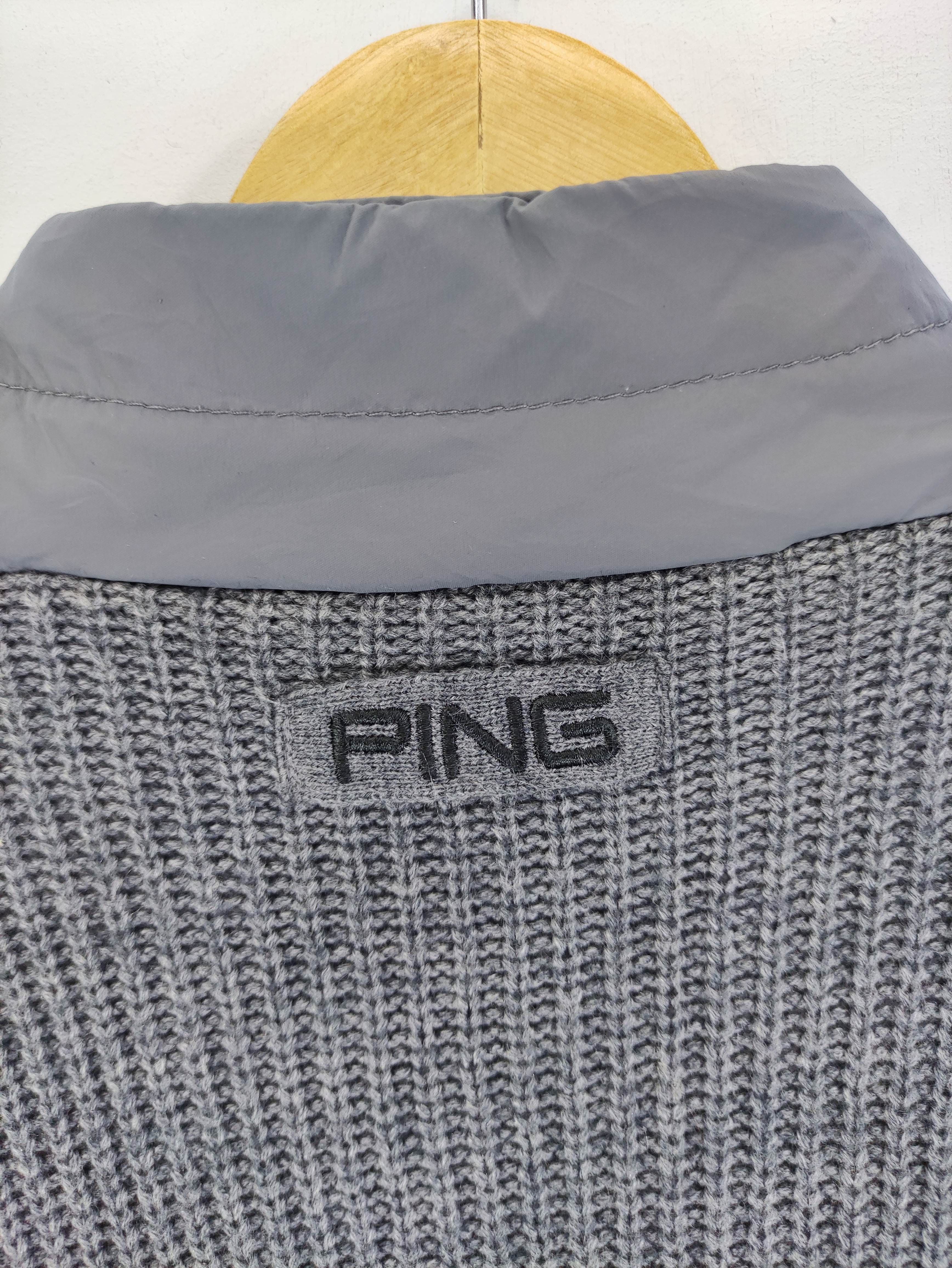 Vintage Ping Sweater Jacket knit Sleeve Zipper - 10