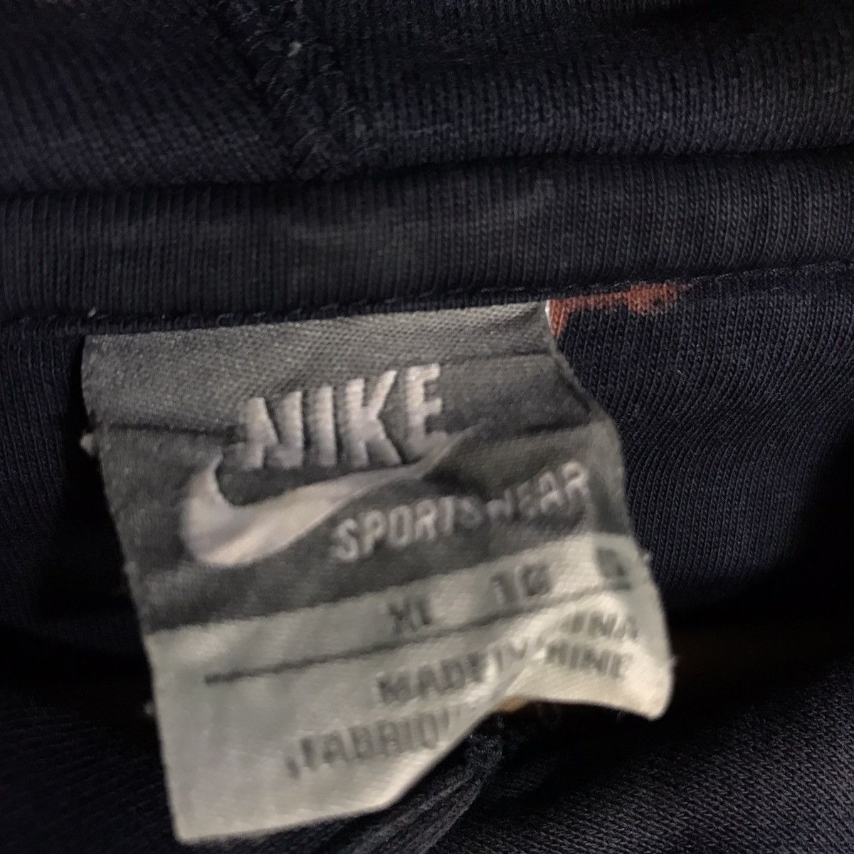 Nike sportwear big swoosh logo acid wash hoodie - 6