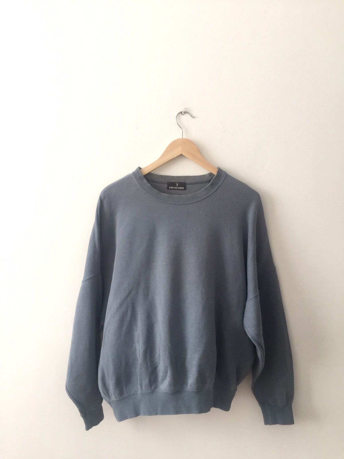 Vintage - Trussardi Big Logo Sweatshirts 26x25 - 4