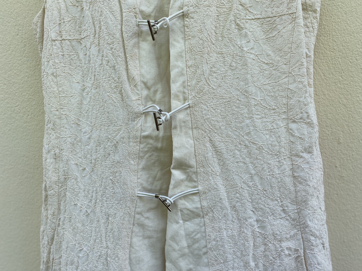 Vintage Kenzo Dress Embroidery Cheongsam Chinese Style - 3
