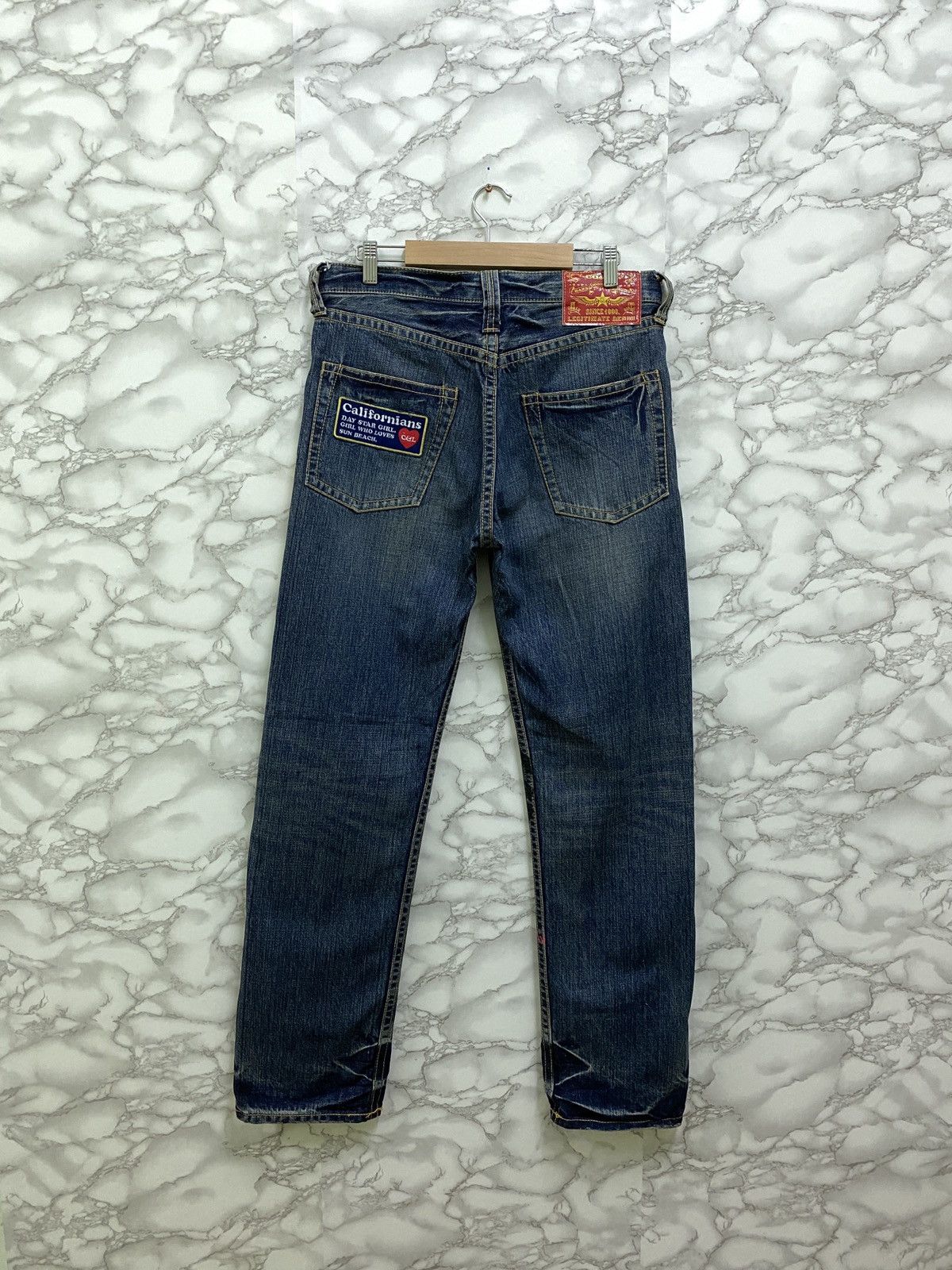 Designer - Japanese CO & LU Hysteric Style Patches Denim Pants - 2