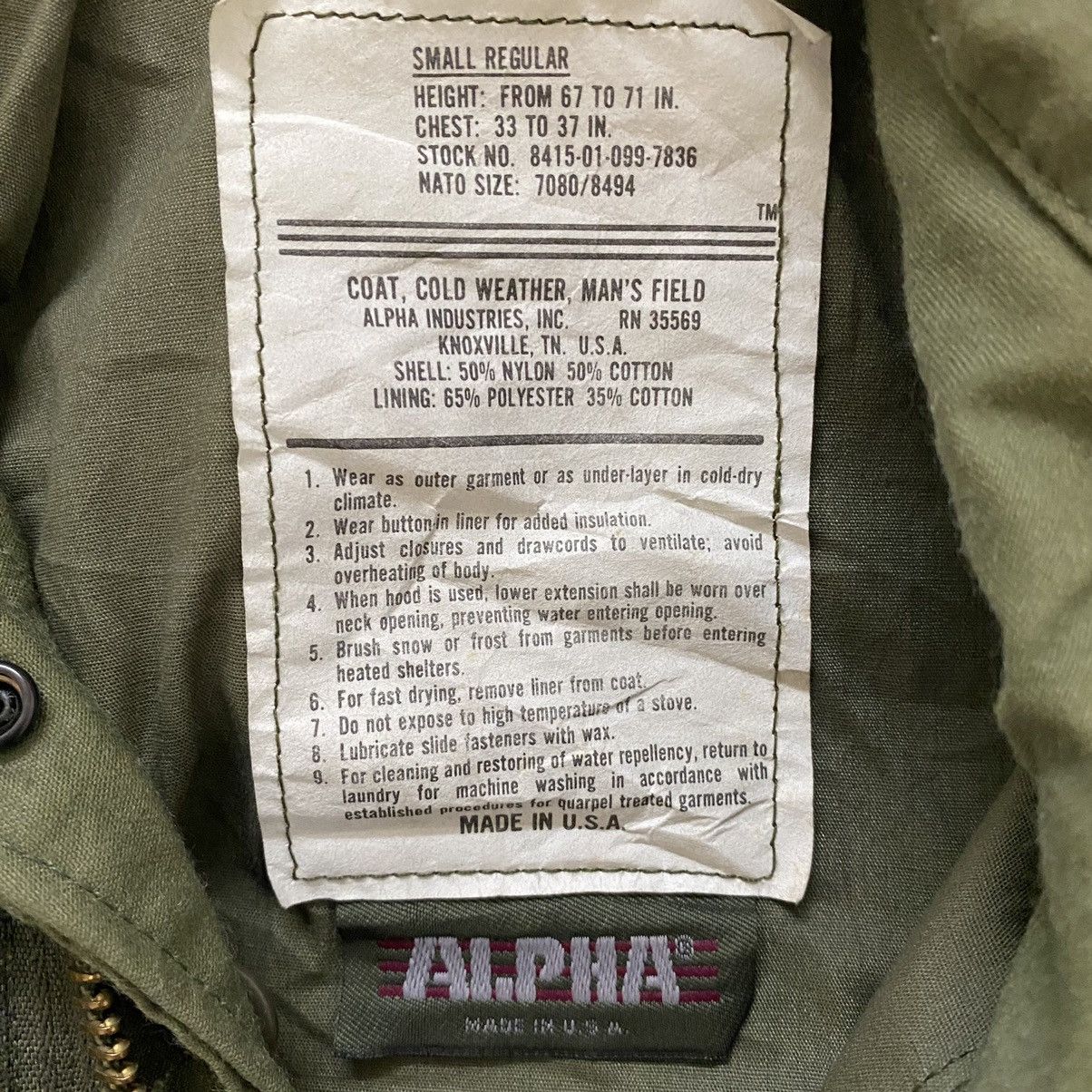 ⚡️Vintage field jacket Alpha Industries military jacket - 12