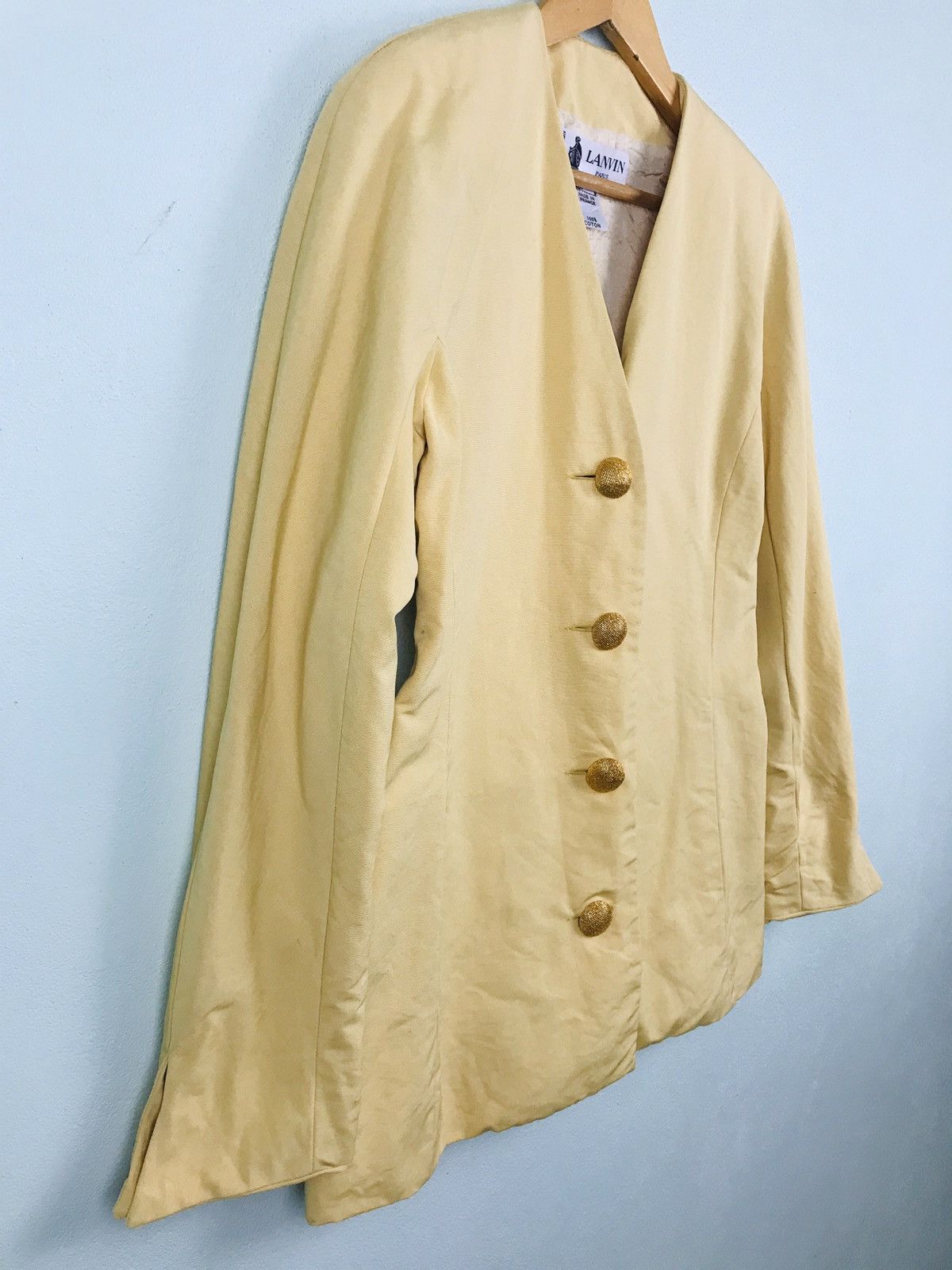 Lanvin Paris jacket with gold button - gh1519 - 2