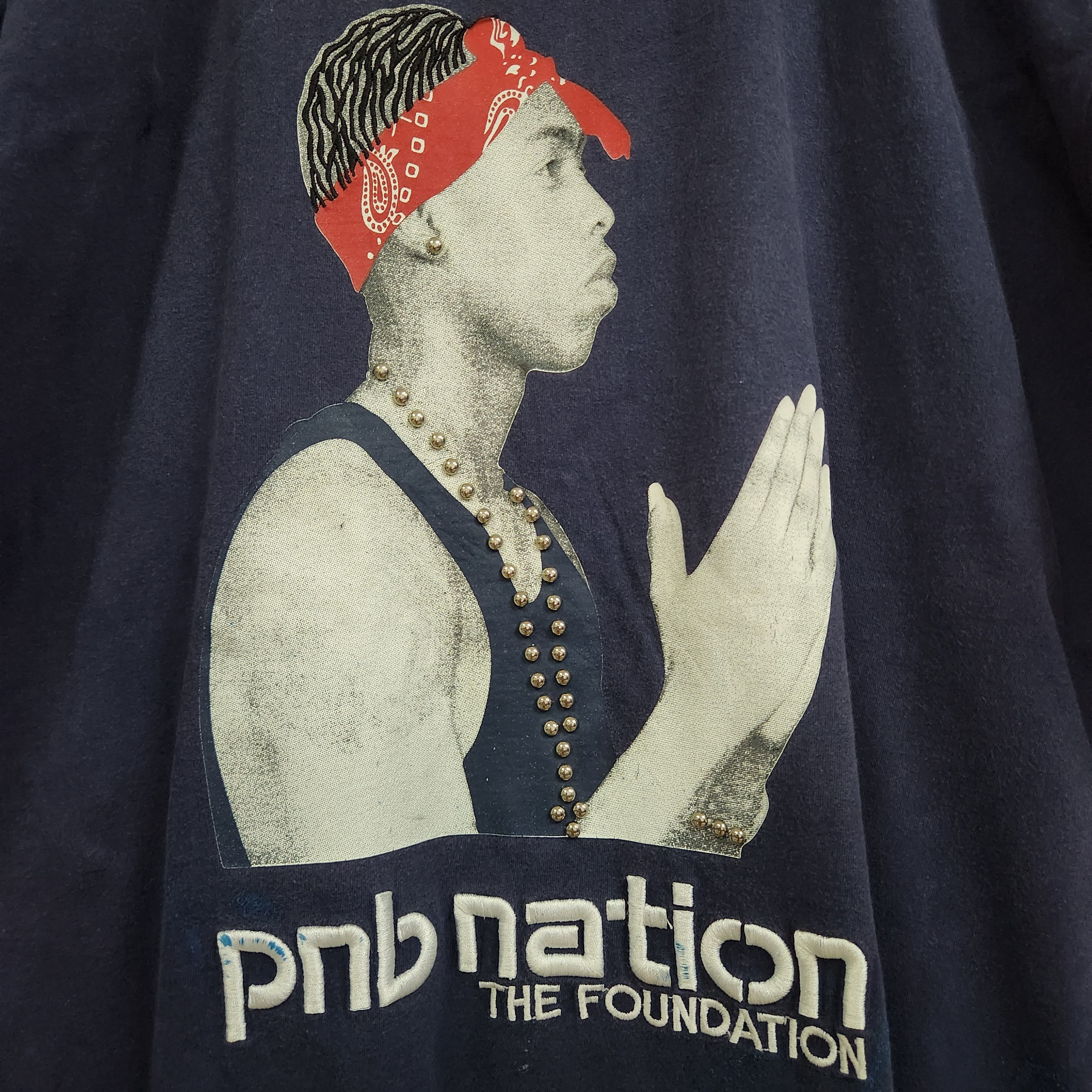 Japanese Brand - Tupac Shakur Rap Tees PNB Nation The Foundation TShirt - 7