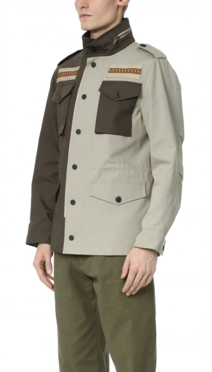 Ports 1961 - SS16 PORTS 1961 COLOR BLOCK MILITARY REFINEMENT JACKET 50 - 20