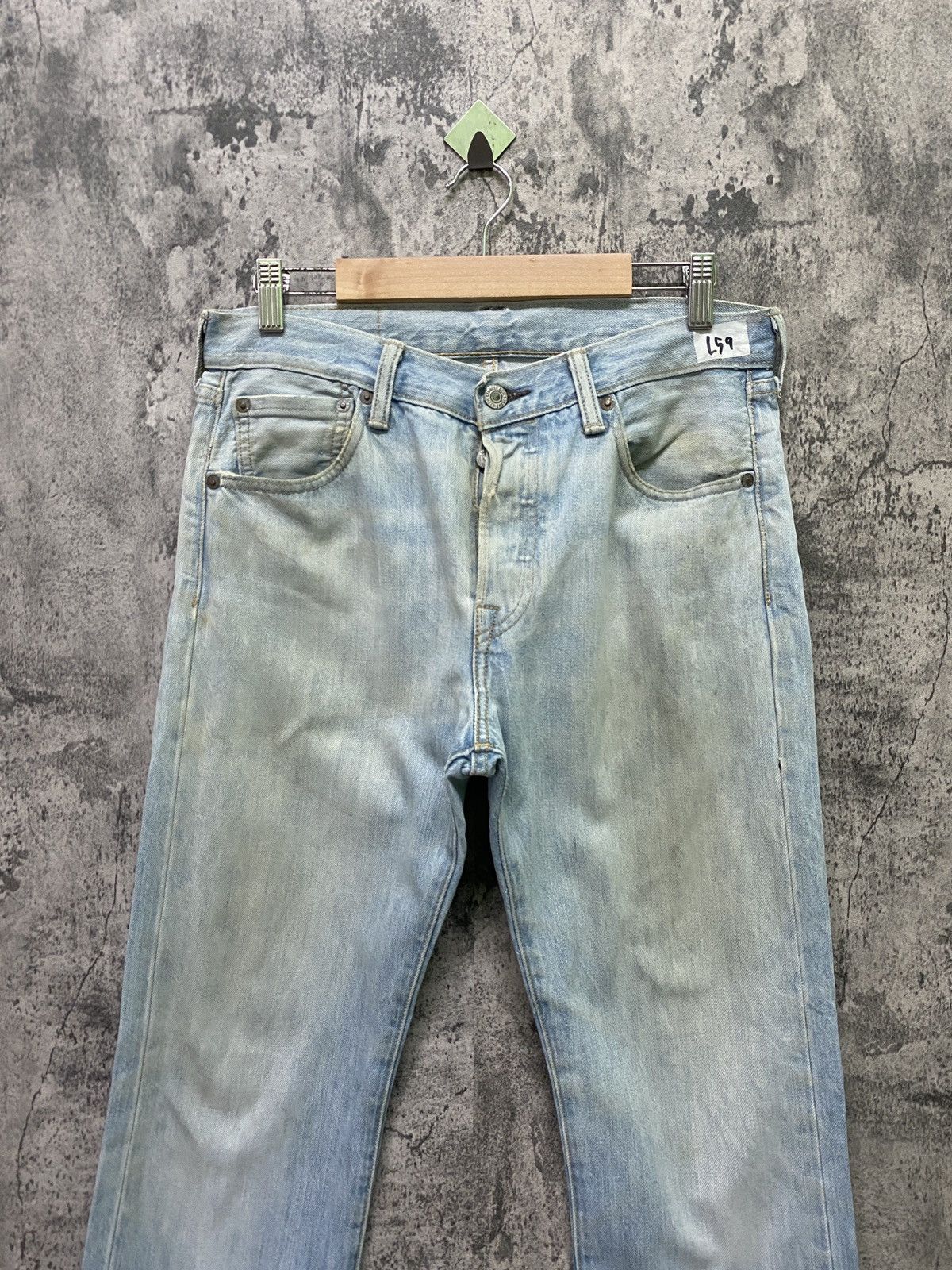 Vintage LEVIS 501 Light Wash Denim -L59 - 3