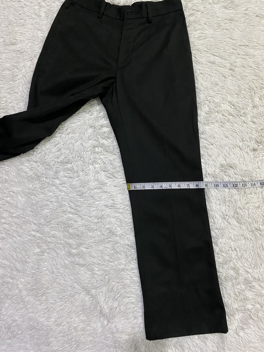 A.P.C Vintage Black Polyester + Cotton Pants Made in Japan - 17