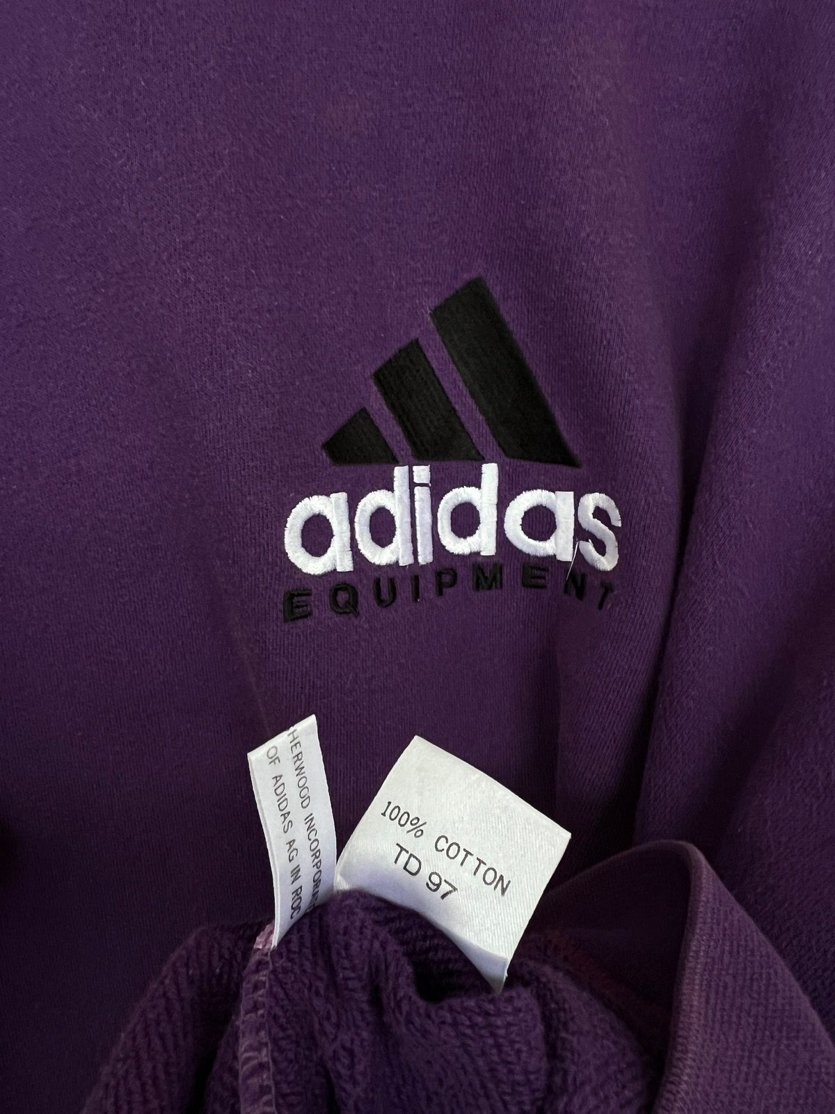 RARE‼️Vintage 90s Adidas Equipment Sweatshirt Sweatshirt - 8