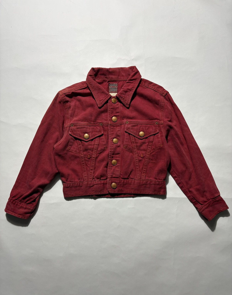 90’s JEAN PAUL GAULTIER CROPPED DENIM JACKET - 1