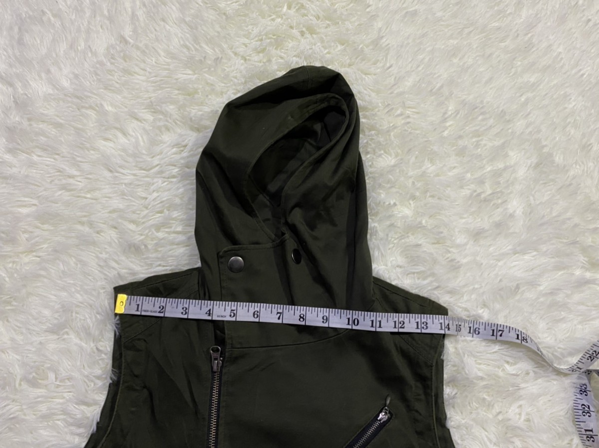 Japanese Brand - Semantic Design Sleeveless Hoodie Jacket - 17