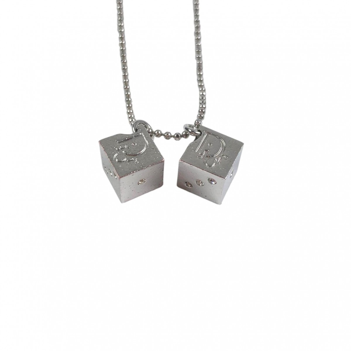 Silver Dice necklace - 1