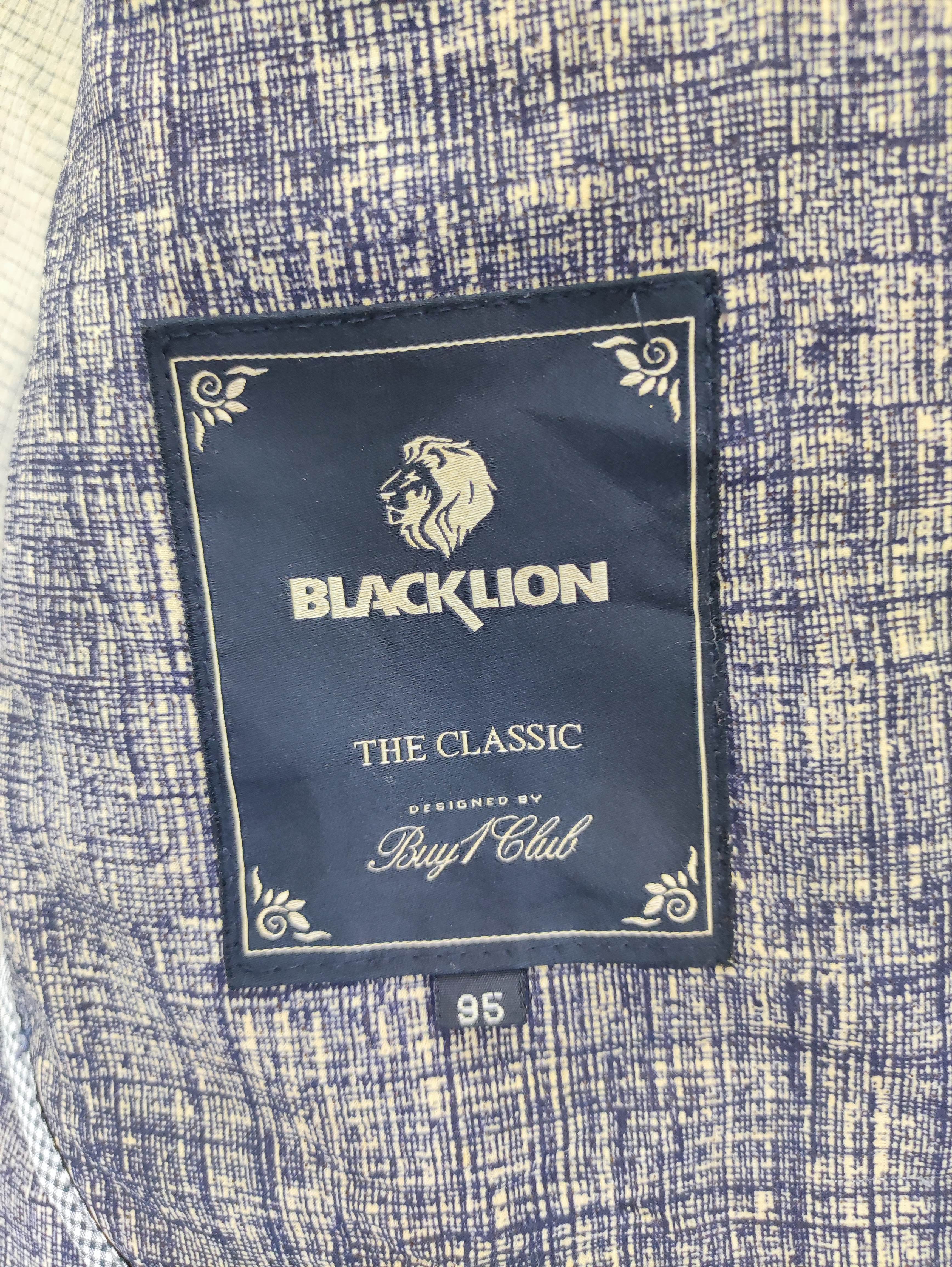 Japanese Brand - Vintage Black Lion Polymicro Crimp Coat Blazer Jacket - 4