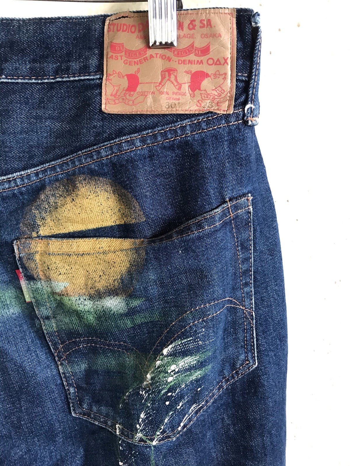 RARE🔥Studio D’ Artisan SD 301 Back Printed Jeans - 3