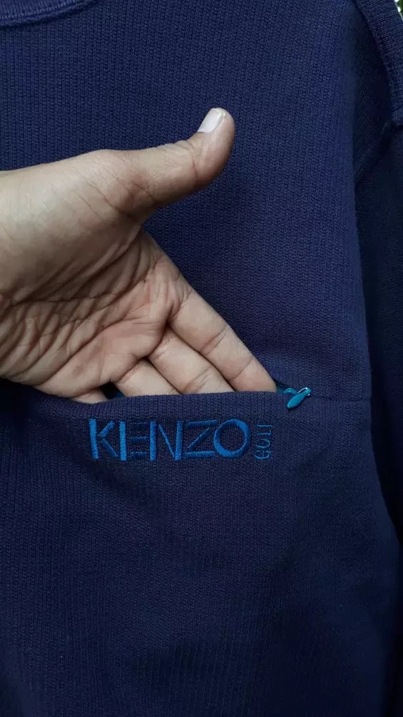 Vintage - Kenzo Golf Single Pocket Sweatshirt - 3