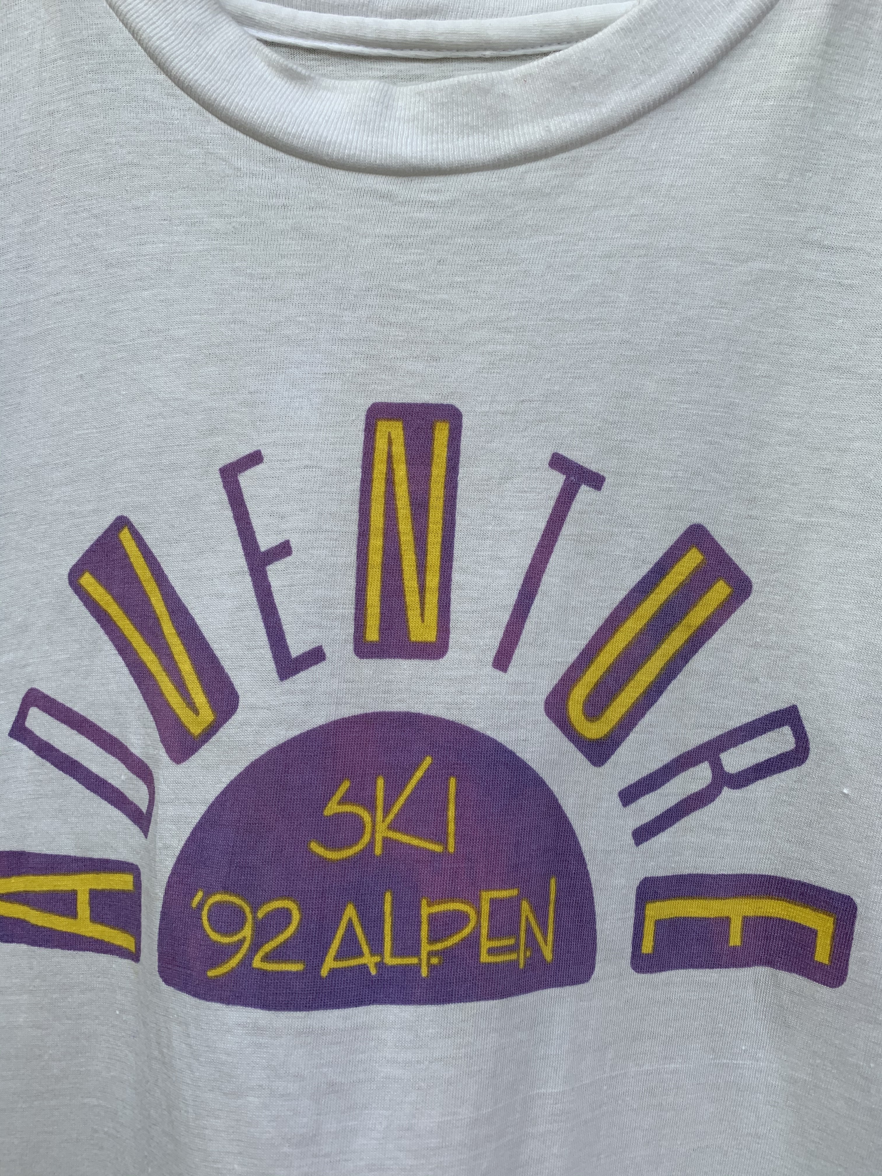 Vintage - Vintage 92 Alpen Ski T-Shirt - 4