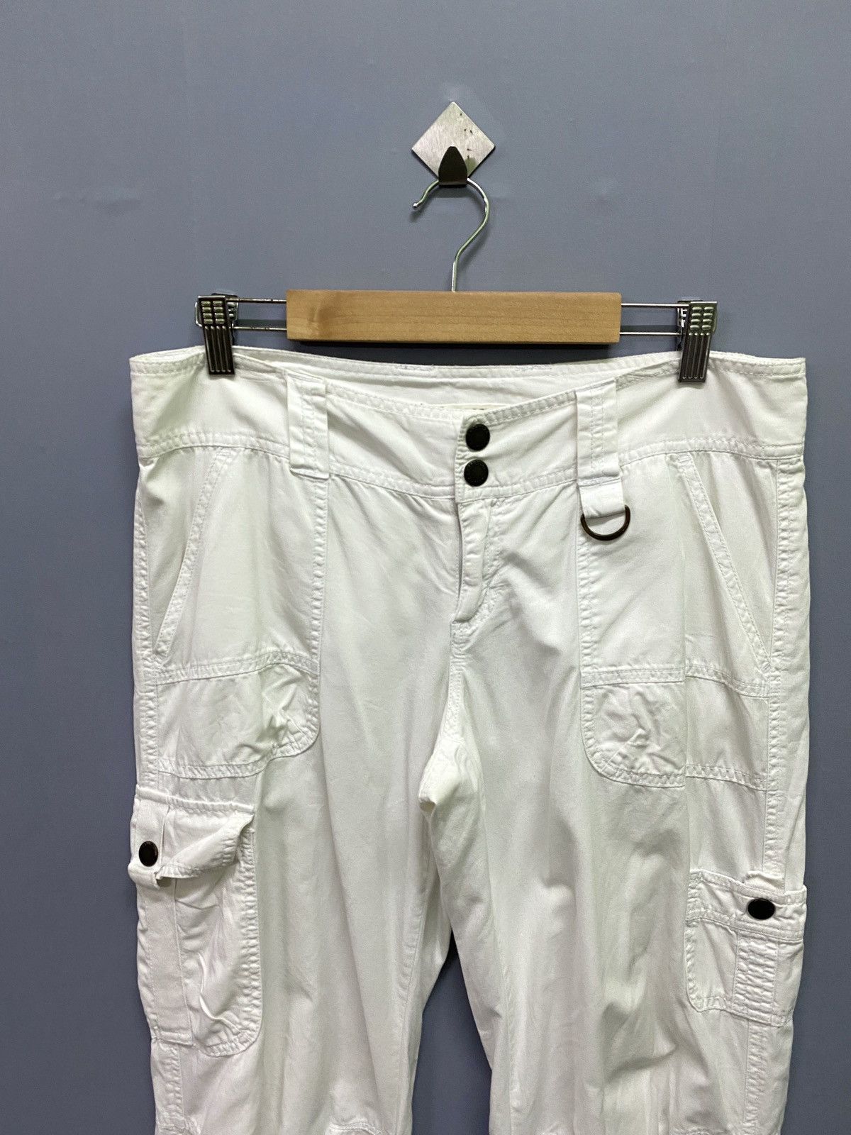 Cargo AEROPOSTALE 8 Pocket Parachute White Pants - 3