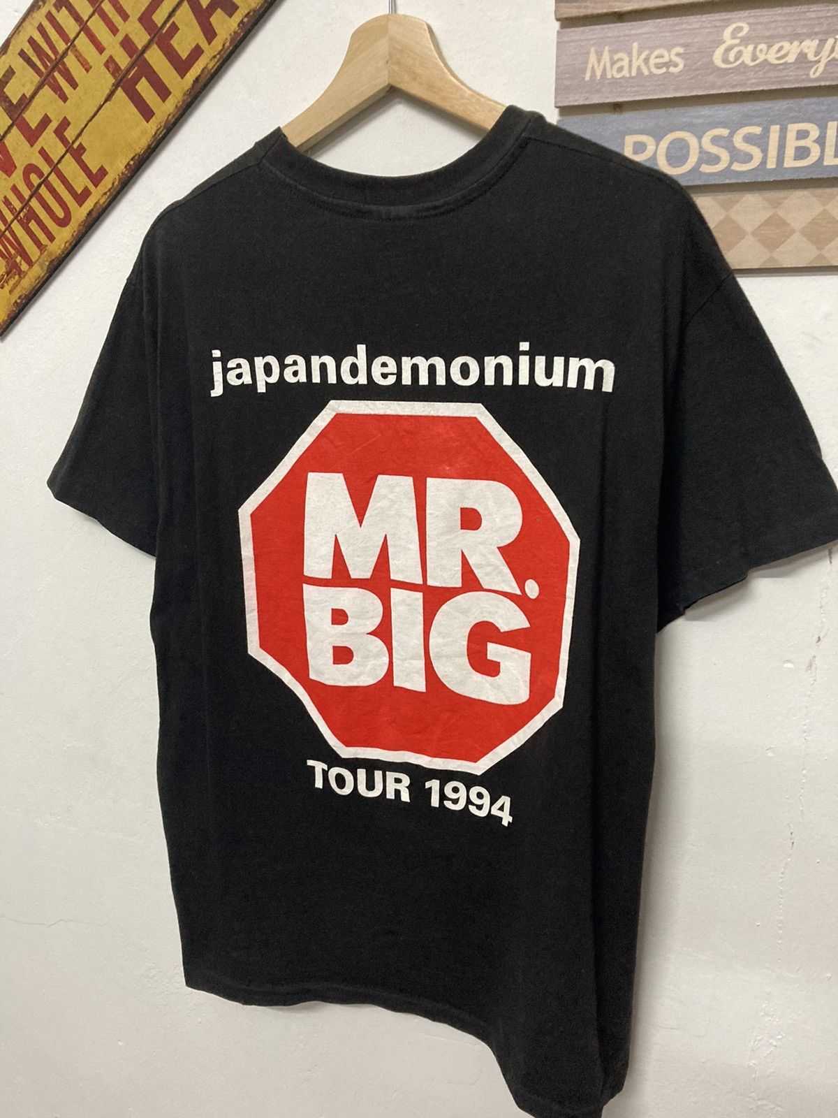 Vintage 1994 Mr. Big Japandemonium Tour T shirt